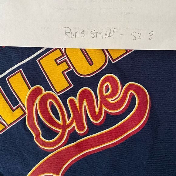 Cleveland Cavs youth M short sleeve t-shirt navy blue - Picture 6 of 7
